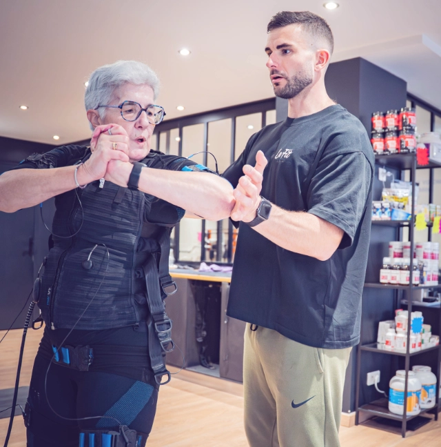 Seance Mihabodytec personnalisée avec un coach certifié EMS